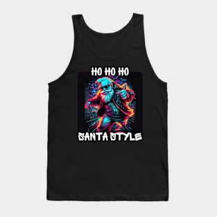 Graffiti Style - Ho Ho Ho Santa Style 1 Tank Top